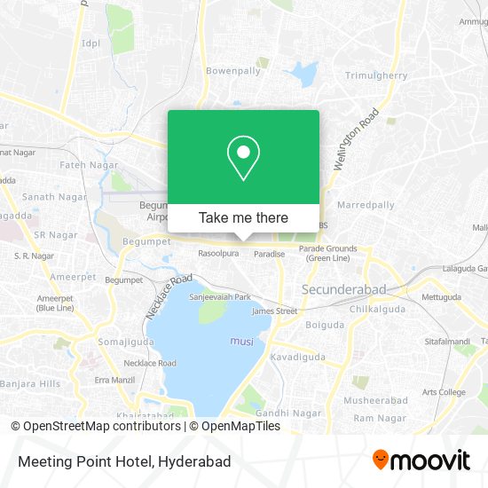 Meeting Point Hotel map