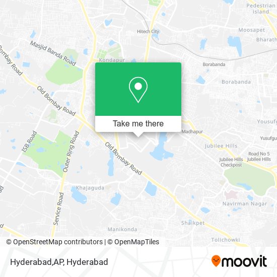 Hyderabad,AP map