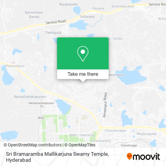 Sri Bramaramba Mallikarjuna Swamy Temple map
