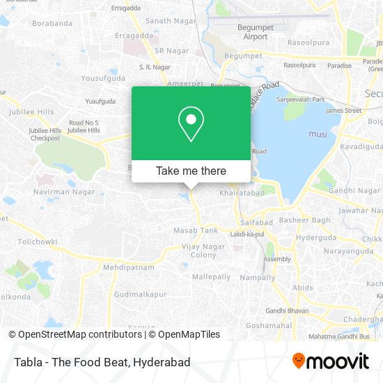 Tabla - The Food Beat map