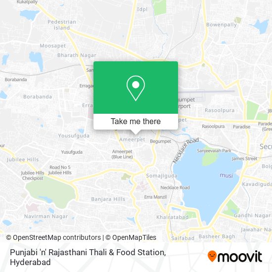 Punjabi 'n' Rajasthani Thali & Food Station map