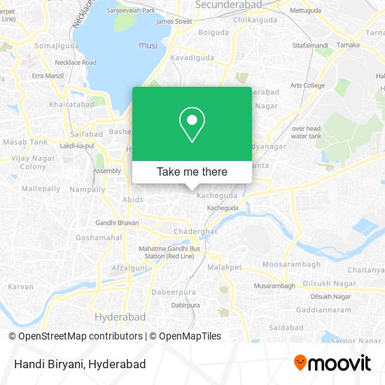 Handi Biryani map