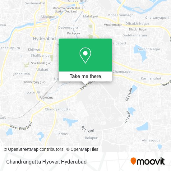Chandrangutta Flyover map