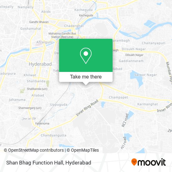 Shan Bhag Function Hall map