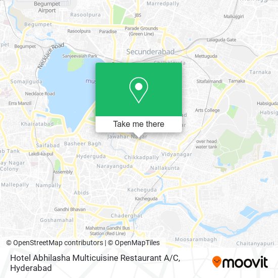 Hotel Abhilasha Multicuisine Restaurant A / C map