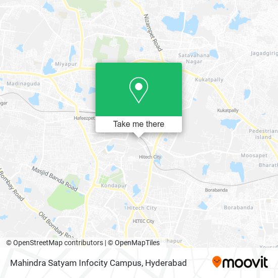 Mahindra Satyam Infocity Campus map