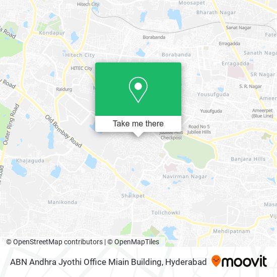ABN Andhra Jyothi Office Miain Building map