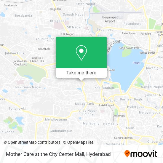 Mother Care at the City Center Mall map