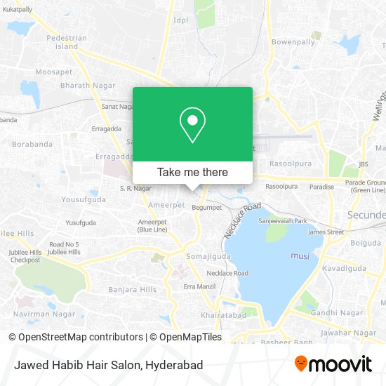 Jawed Habib Hair Salon map