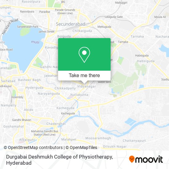 Durgabai Deshmukh College of Physiotherapy map