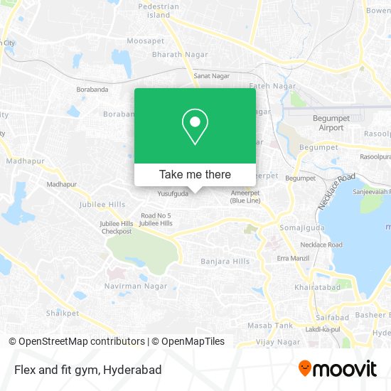 Flex and fit gym map