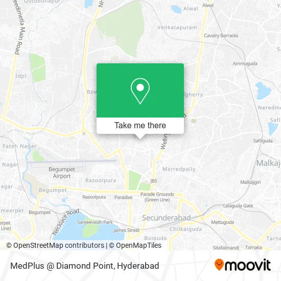 MedPlus @ Diamond Point map
