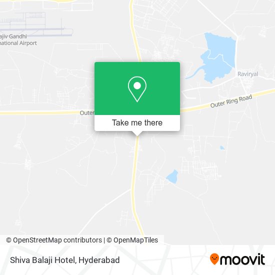 Shiva Balaji Hotel map