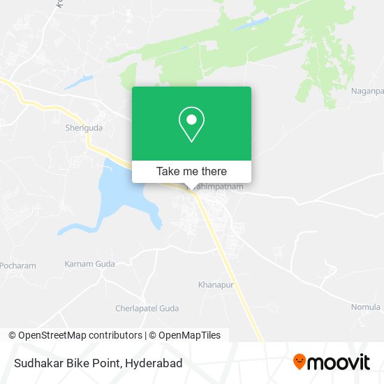 Sudhakar Bike Point map