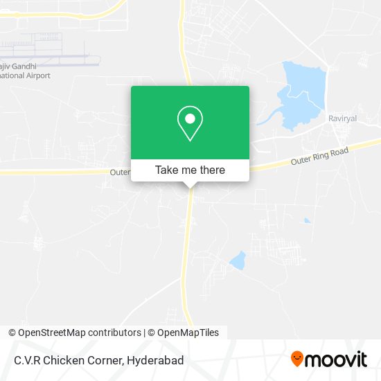 C.V.R Chicken Corner map