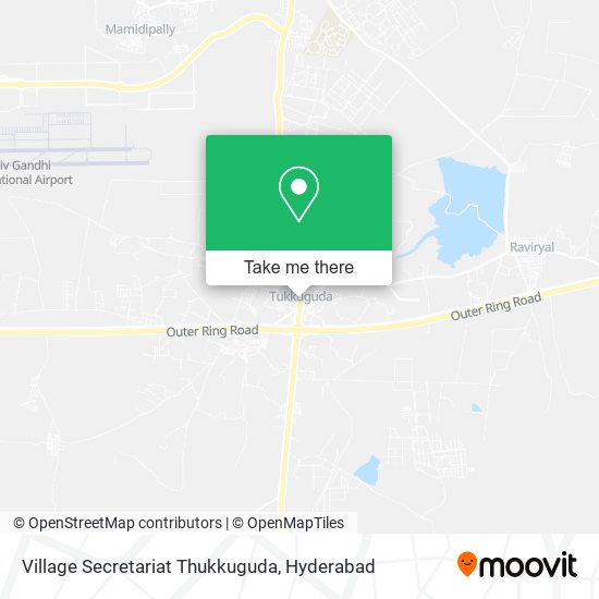 Village Secretariat Thukkuguda map