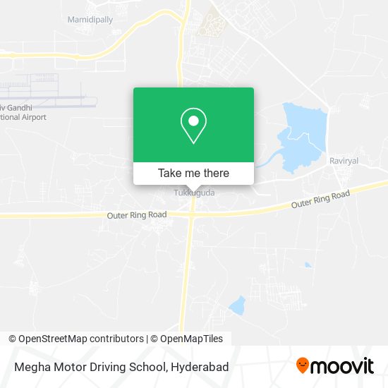 Megha Motor Driving School map