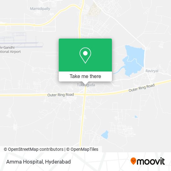 Amma Hospital map