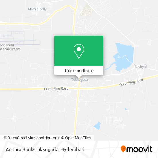 Andhra Bank-Tukkuguda map