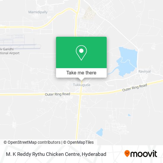 M. K Reddy Rythu Chicken Centre map