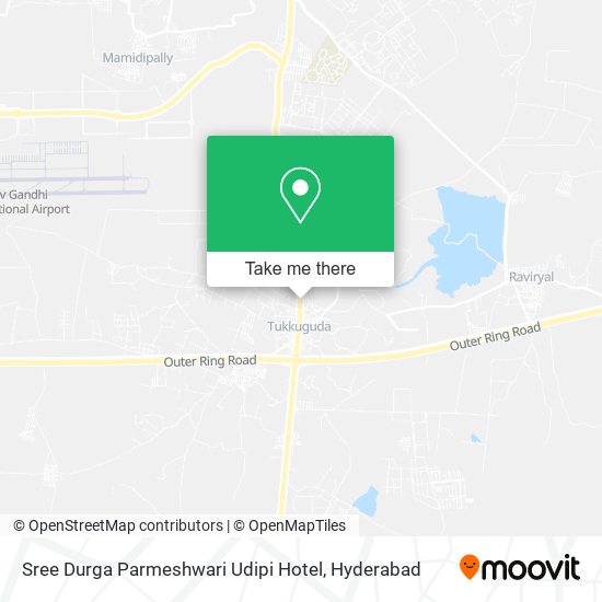 Sree Durga Parmeshwari Udipi Hotel map