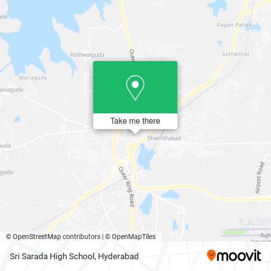 Sri Sarada High School map