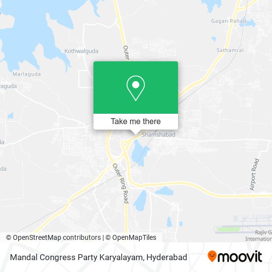 Mandal Congress Party Karyalayam map