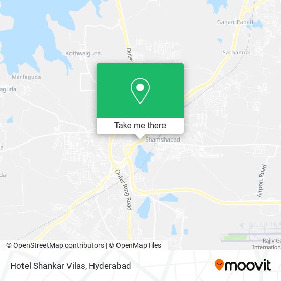 Hotel Shankar Vilas map