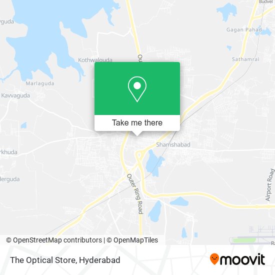 The Optical Store map