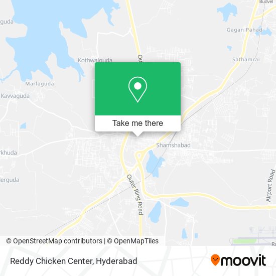 Reddy Chicken Center map