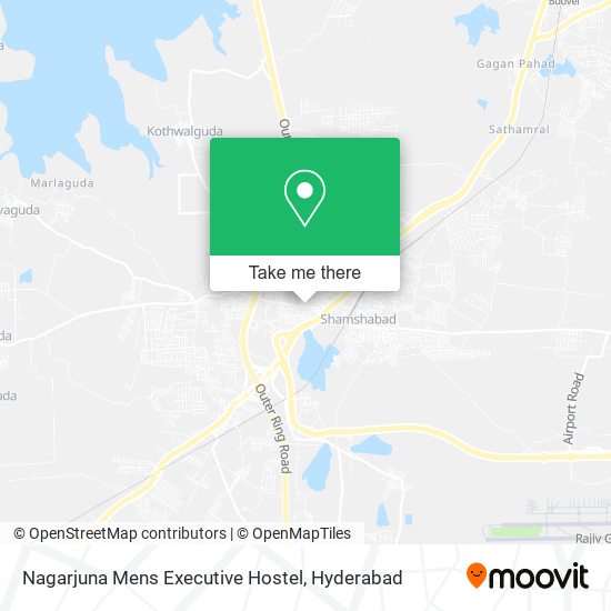 Nagarjuna Mens Executive Hostel map
