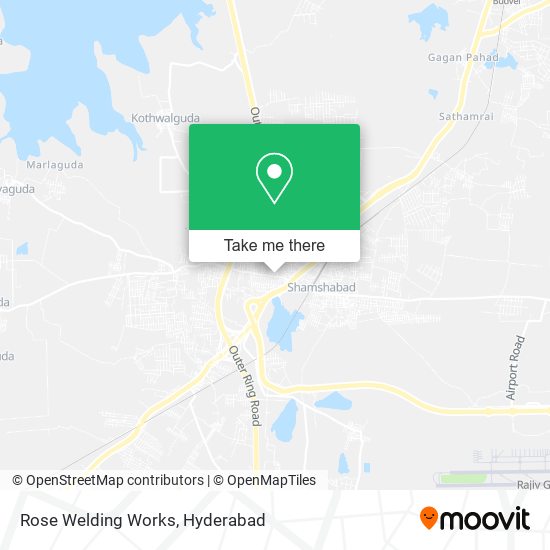 Rose Welding Works map