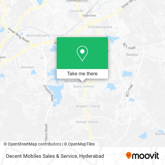 Decent Mobiles Sales & Service map