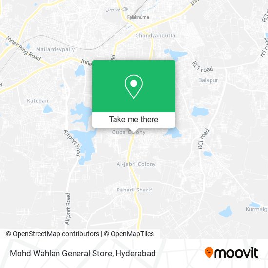 Mohd Wahlan General Store map