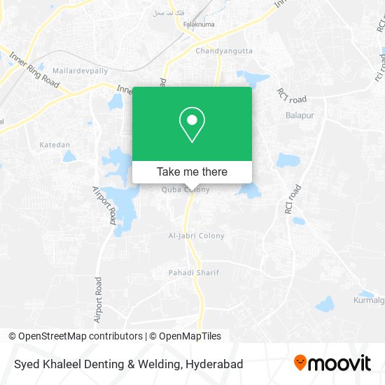 Syed Khaleel Denting & Welding map