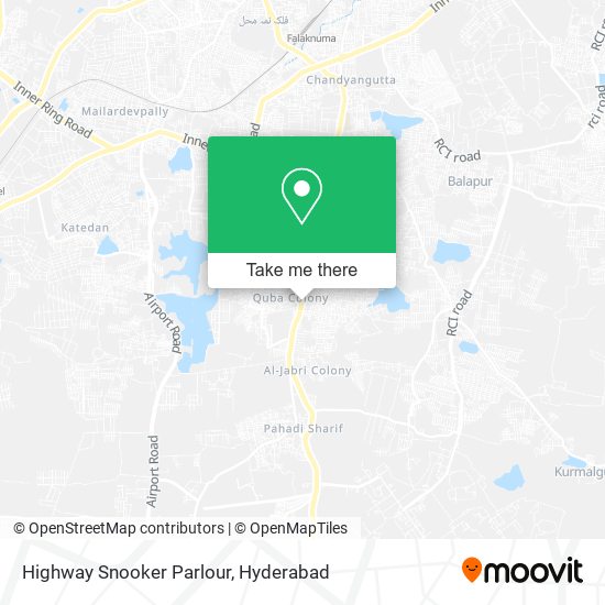 Highway Snooker Parlour map