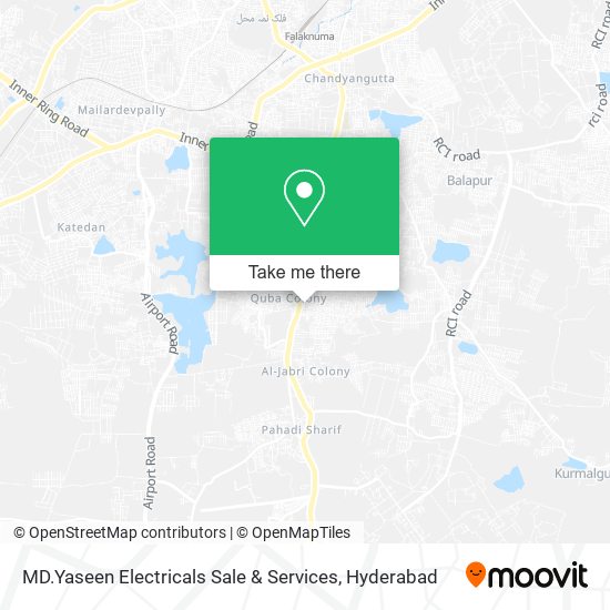 MD.Yaseen Electricals Sale & Services map