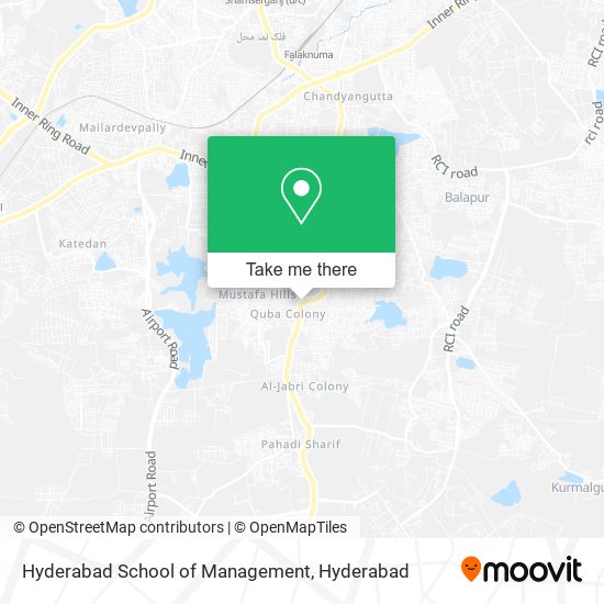 Hyderabad School of Management map