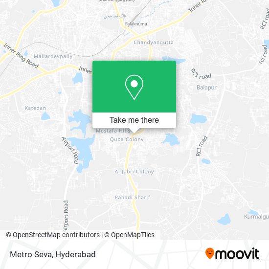 Metro Seva map