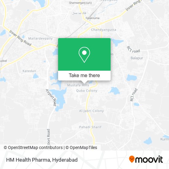 HM Health Pharma map