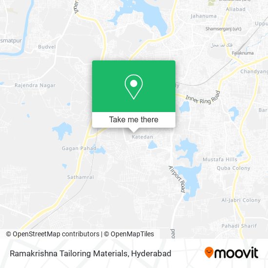 Ramakrishna Tailoring Materials map