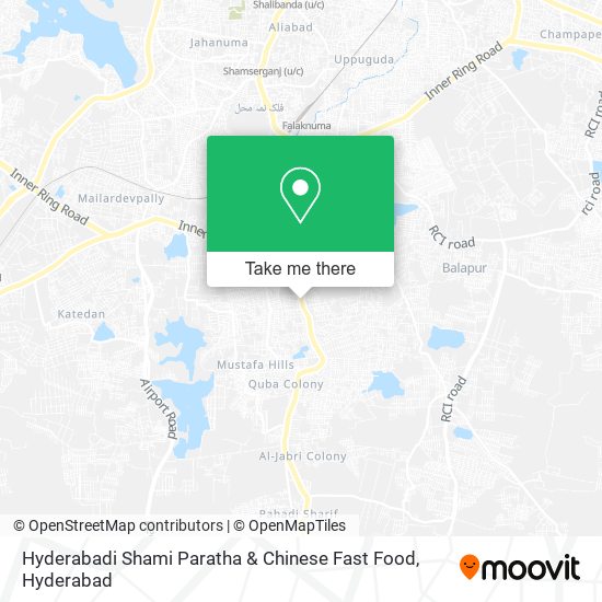 Hyderabadi Shami Paratha & Chinese Fast Food map