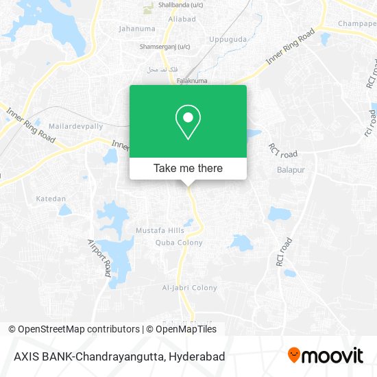 AXIS BANK-Chandrayangutta map