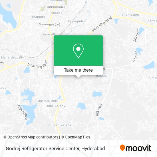 Godrej Refrigerator Service Center map