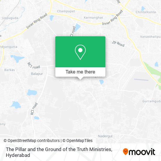 The Pillar and the Ground of the Truth Ministries map