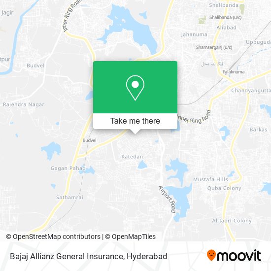 Bajaj Allianz General Insurance map