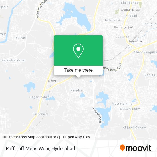 Ruff Tuff Mens Wear map