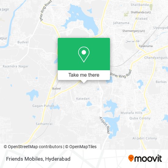 Friends Mobiles map