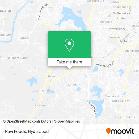 Ravi Foods map