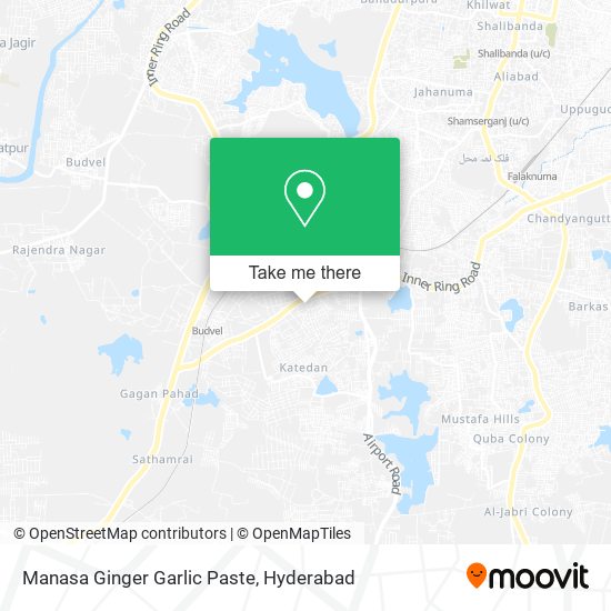 Manasa Ginger Garlic Paste map